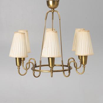 A ceiling lamp, Swedish Modern, 1940's.