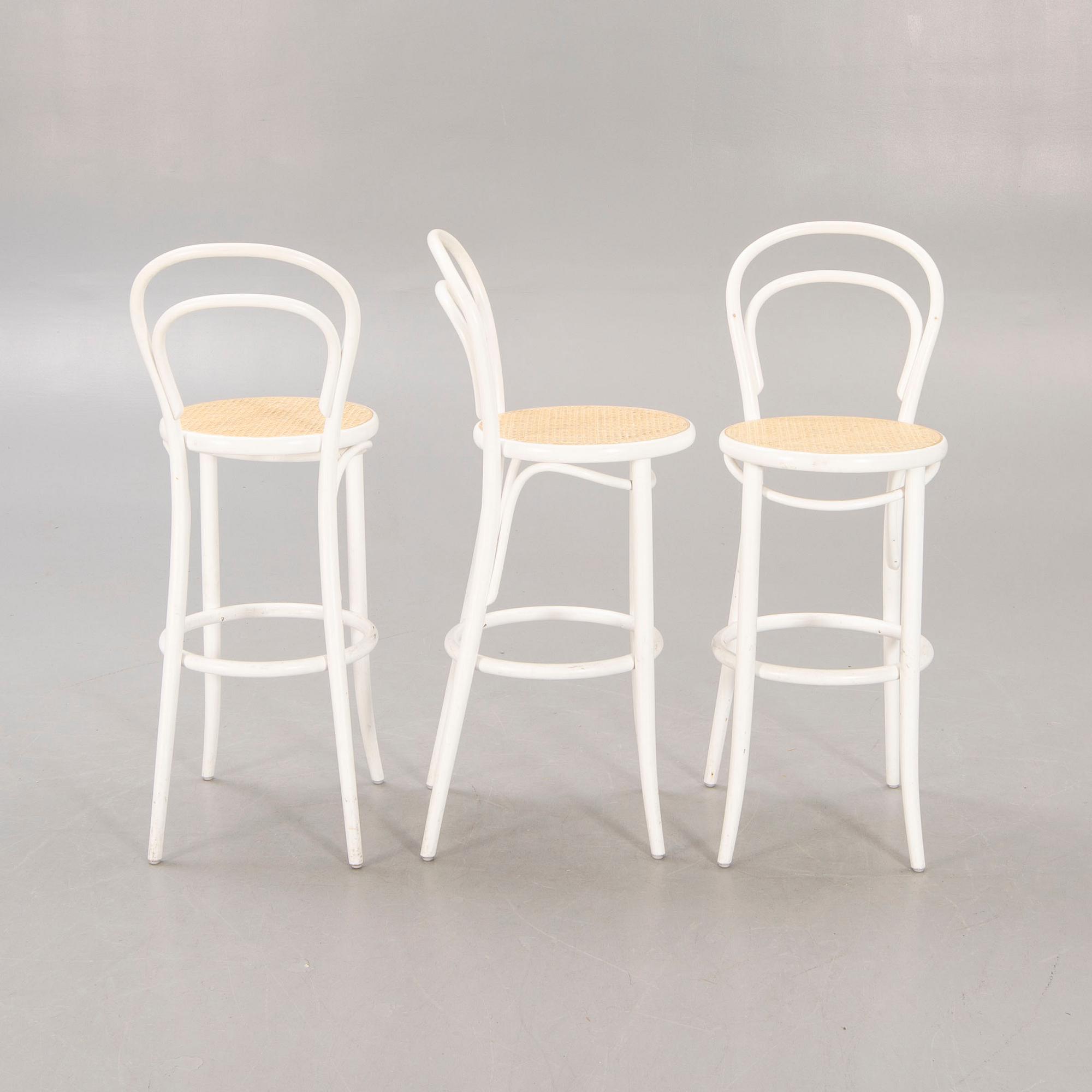 A set of six lacquered TON bar stools 21st century. - Bukowskis