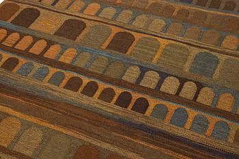 A flat weave and tapestry weave carpets by Ingalill Sjöblom, c 272 x 199 cm.