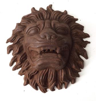 An Anna Petrus cast iron wall sculpture, Näfveqvarn, Sweden ca 1927, Swedish Grace.