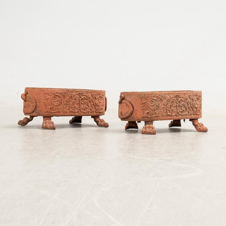Jardinières, a pair, 19th century.