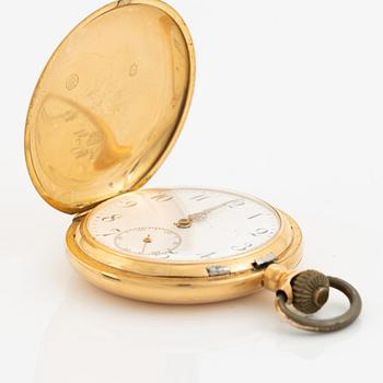 Pocket watch, hunter, 51 mm.