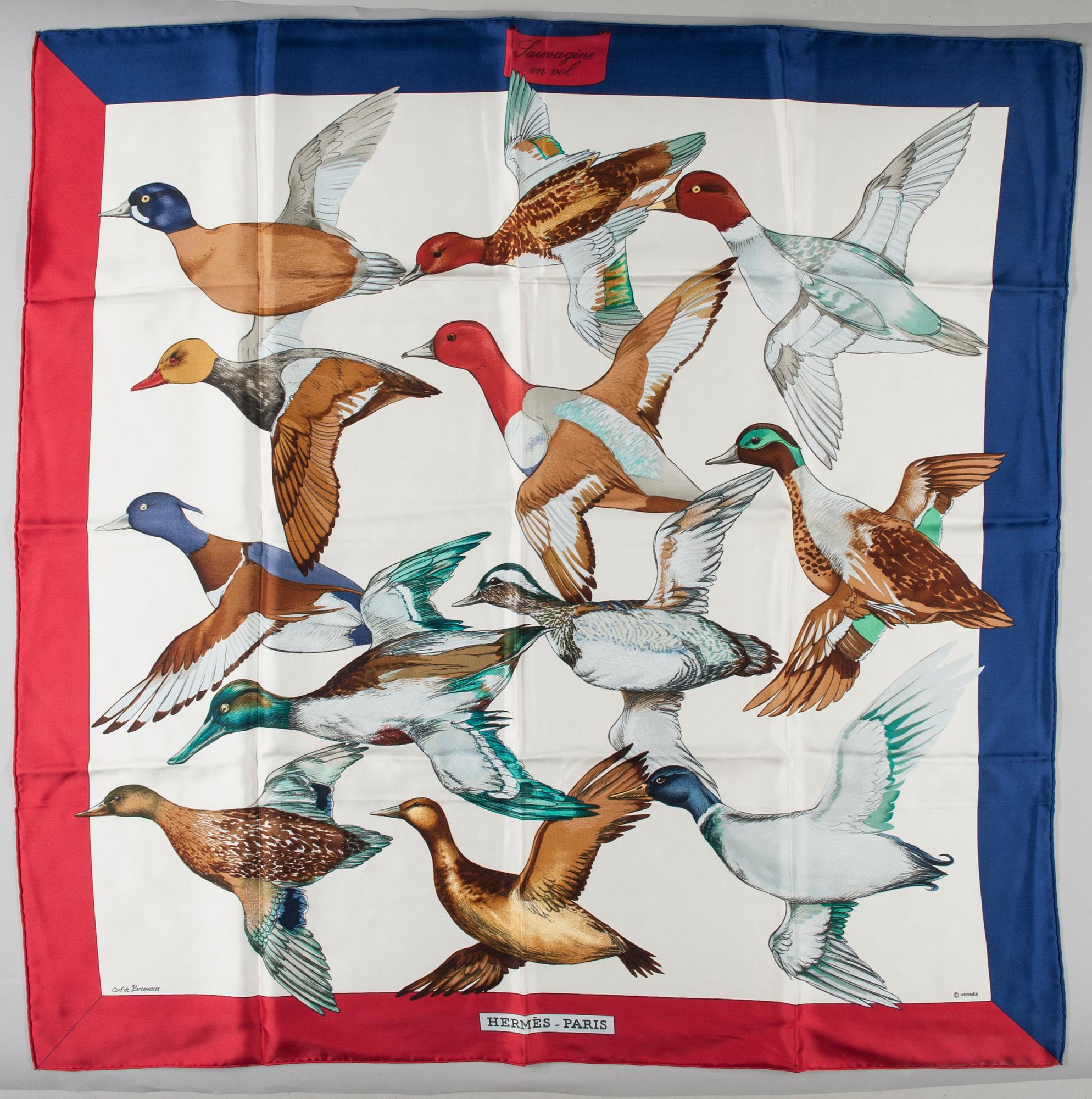 SCARF, "Sauvagine en Vol", Hermès.