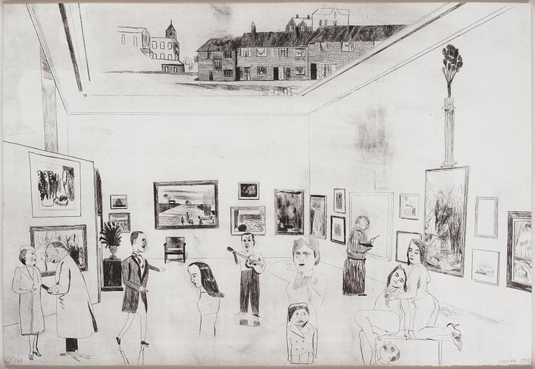 Jockum Nordström, lithograph, 1999, signed 11/140.