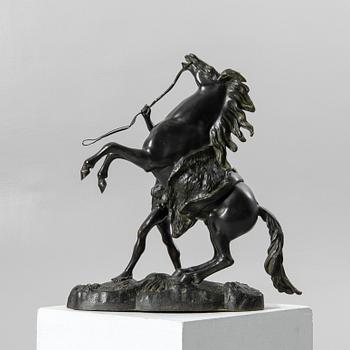 Guilliaume Coustou, after, skulptur, brons, "Chevaux de Marly".