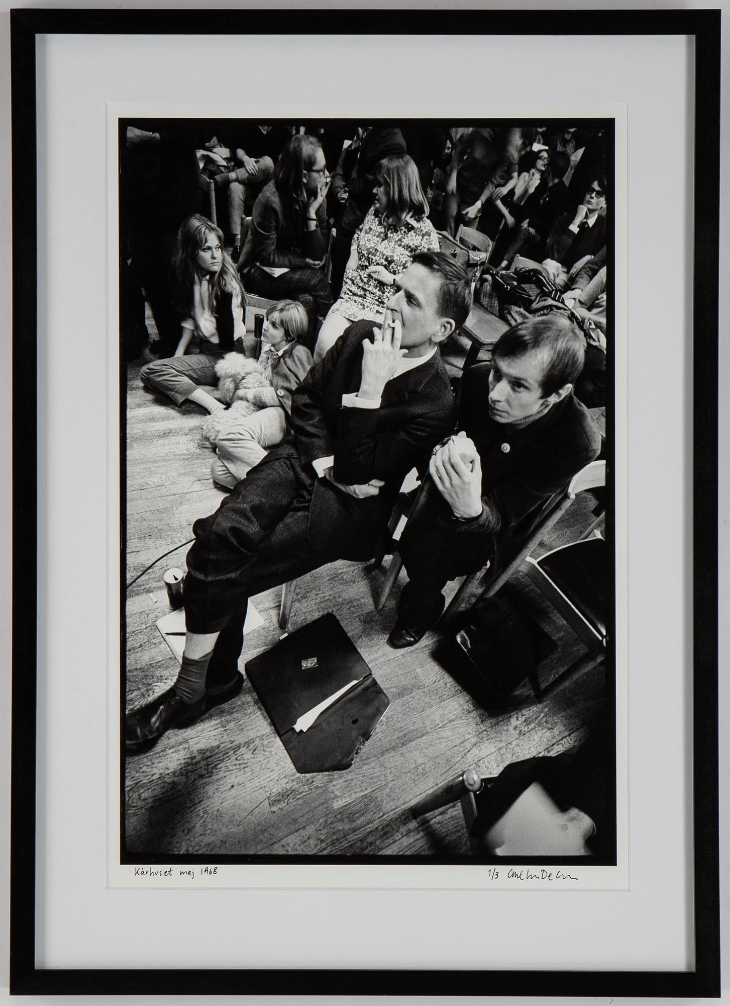 Carl Johan De Geer, photo, signed 1/3.