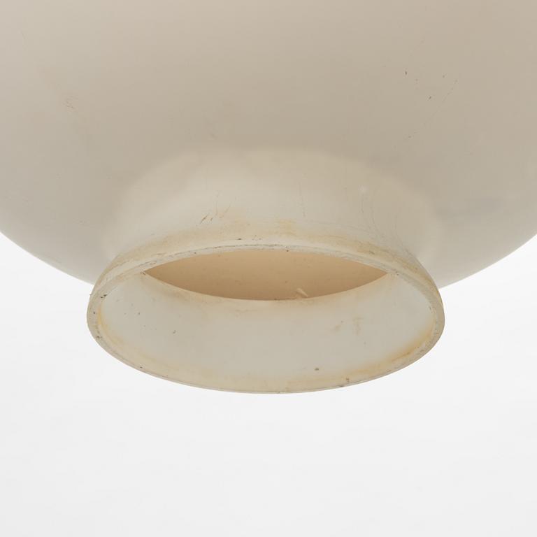 A glass ceiling lamp, second half of the 20th Century.
