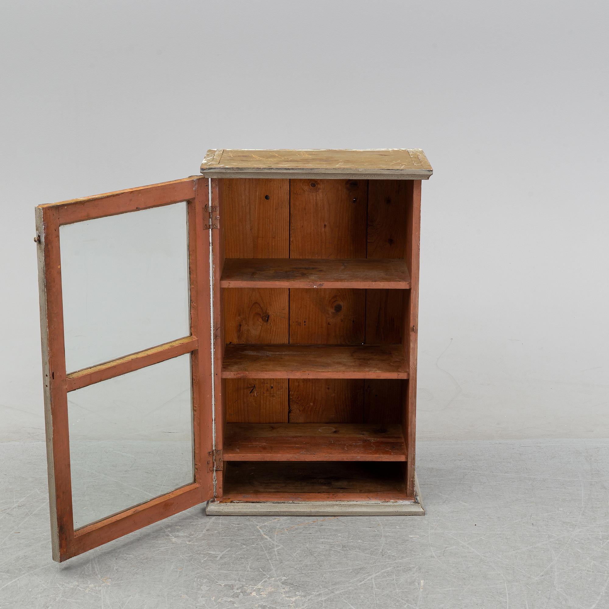 A Swedish hanging cabinet, late 18th century.