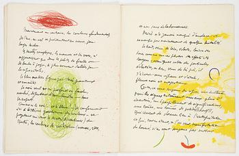 Joan Miró, textlitografier ur "Album 19".