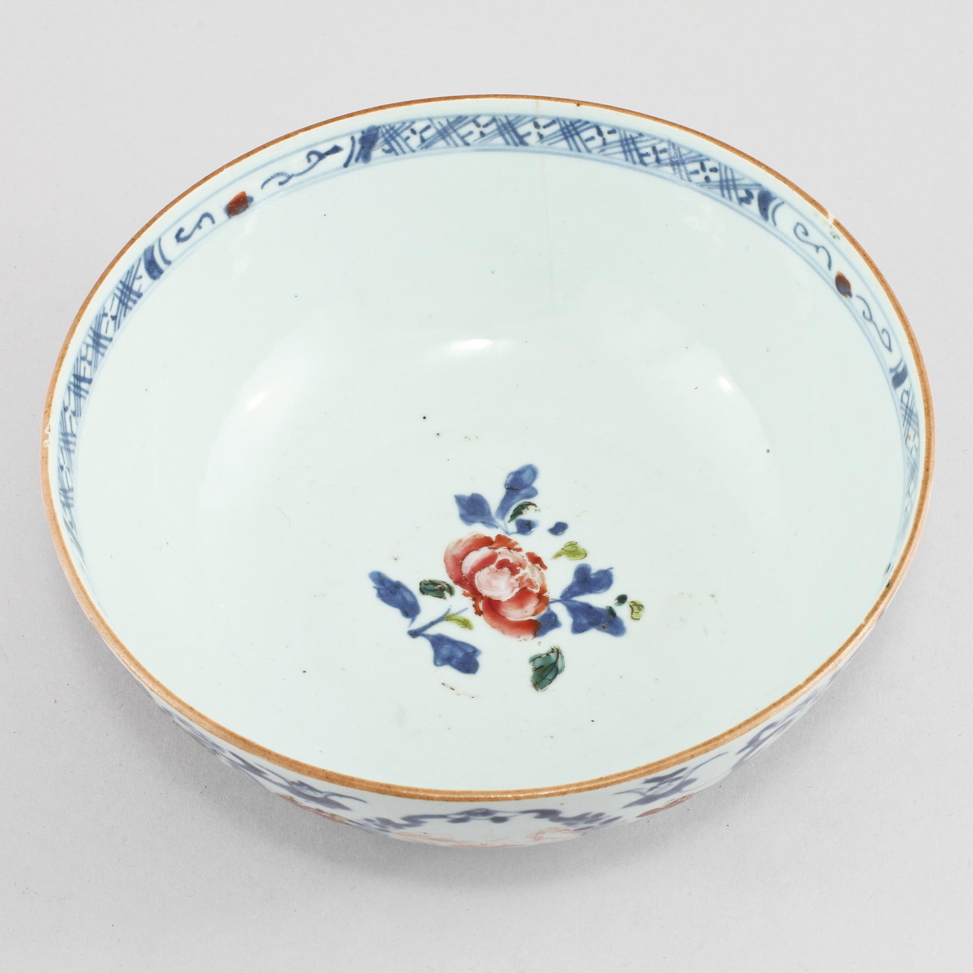 SKÅL, porslin, Kina, 1700-tal.