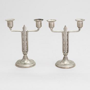 Paavo Tynell, a pair of 1920/30's candlesticks for Taito.