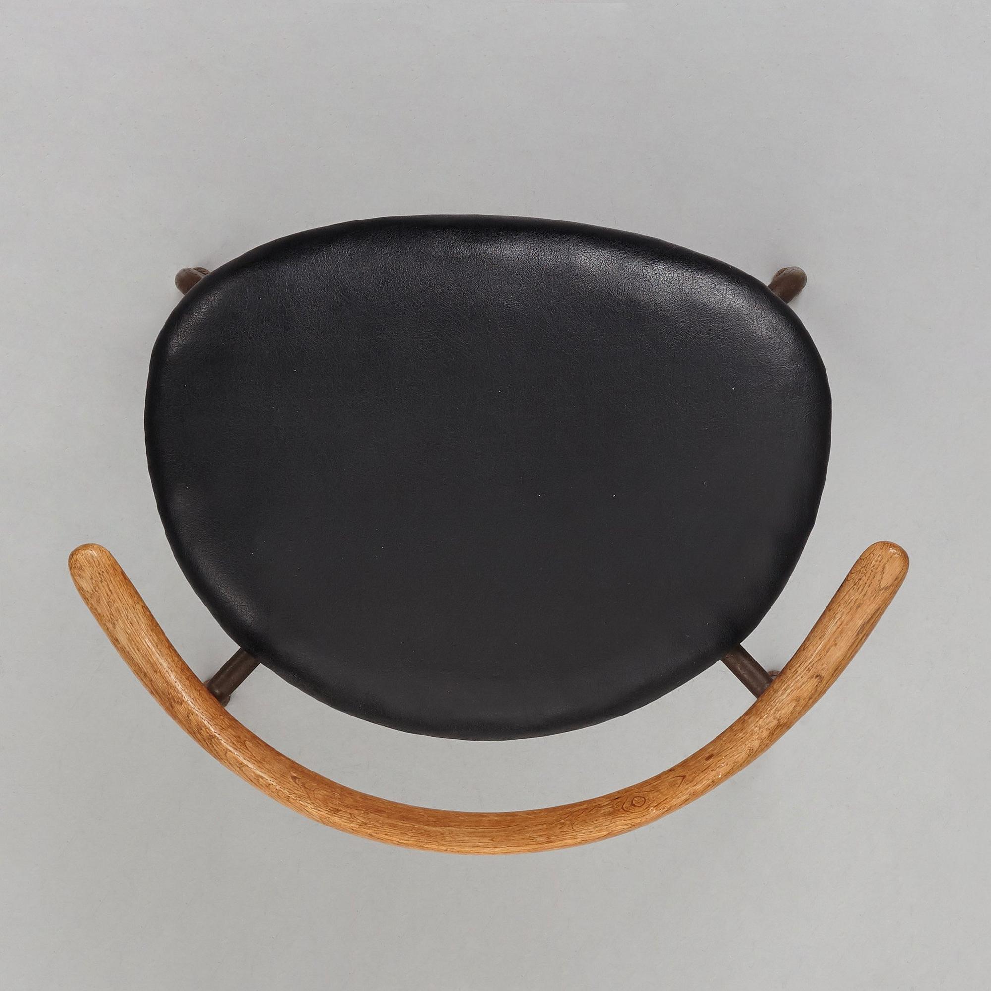 HANS J WEGNER, stol, prototyp av modell "H55", Fritz Hansen, Danmark 1955.