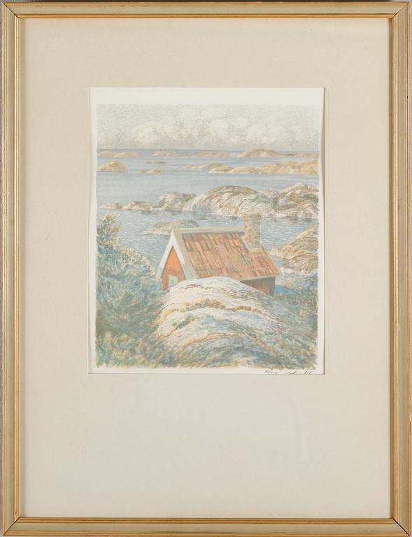 ROLAND SVENSSON, färglitografi, signerad och numrerad 42/350.