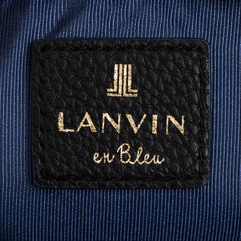 Lanvin a black leather bag.