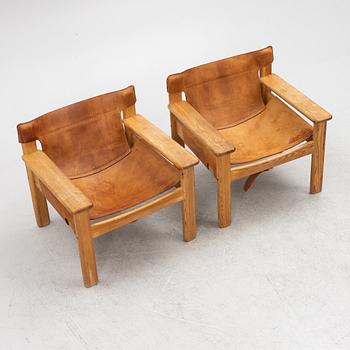 Karin Mobring, armchairs, a pair, "Natura", Ikea 1970s.