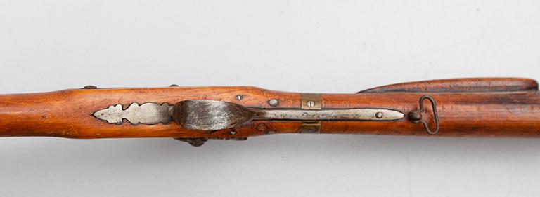 GEVÄR, 2 st, slaglås, 1800-tal.