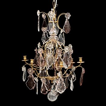 CHANDELIER, baroque style, mid 20th century.