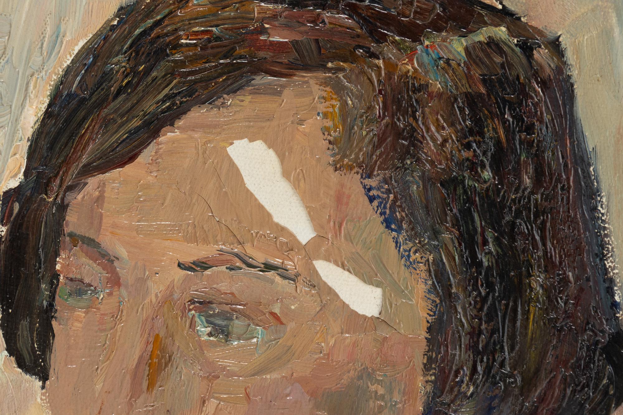 Eric Hallström, "Kvinna vid fönster".