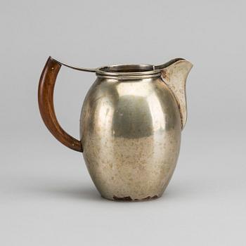 A Danish 20th century silver Pitcher, Copenhagen 1946 assay mark J Siggaard weight ca 305 gr.