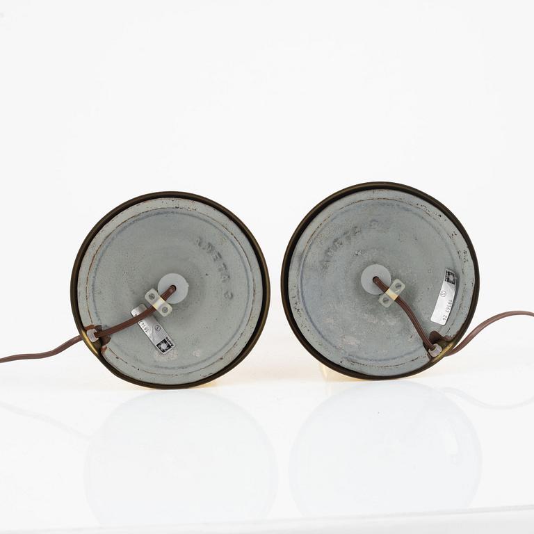 Bordslampor, ett par, modell 18163, Aneta, 1960/70-tal.
