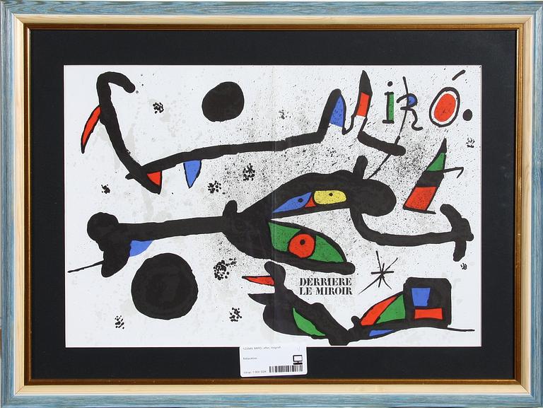 JOAN MIRO, efter, litografi.