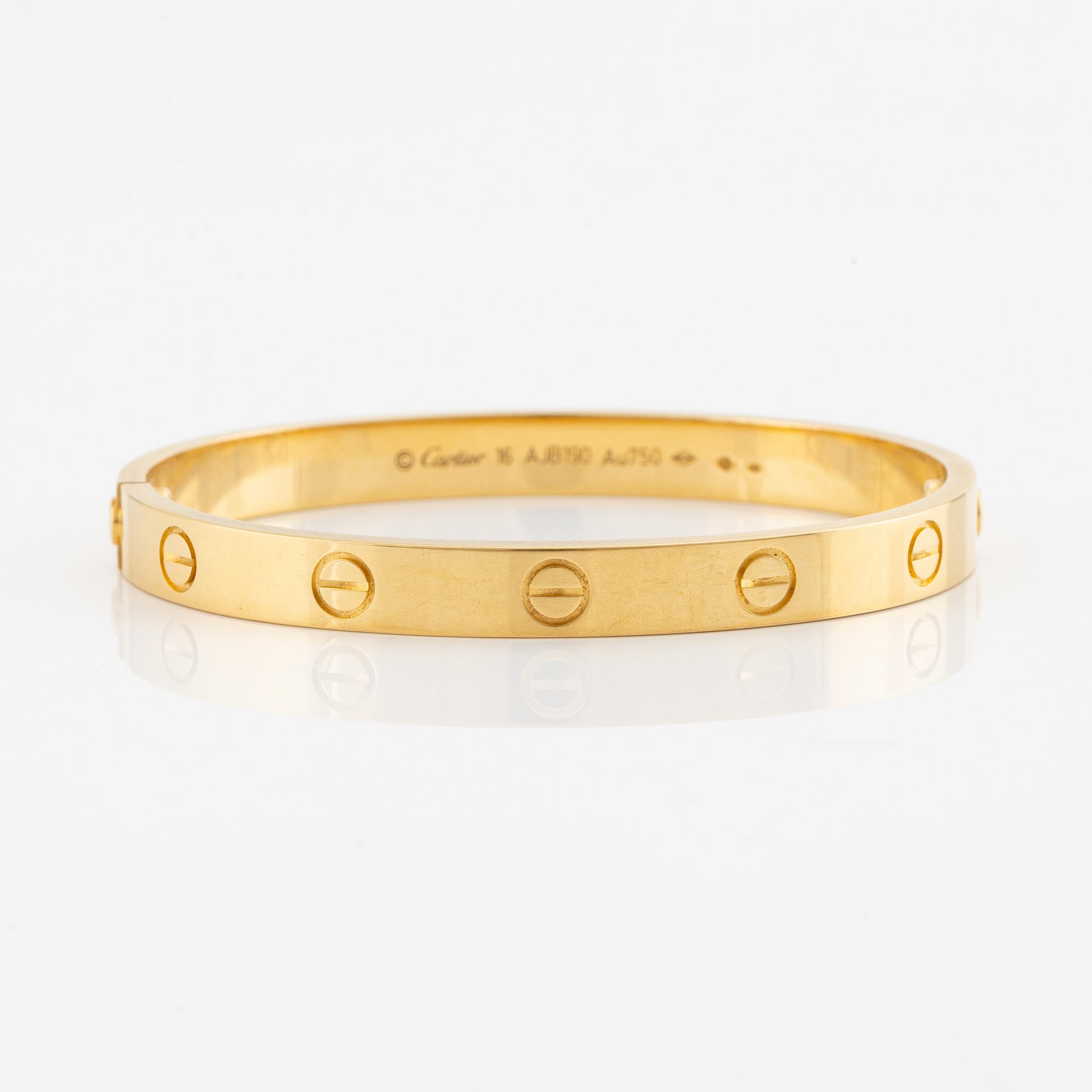 Cartier, bracelet, "Love", 18K gold.