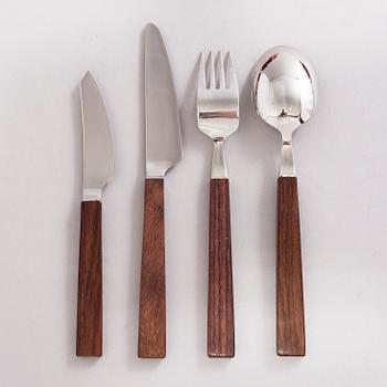 BERTEL GARDBERG, bestickuppsättning, 42 delar, "Triennale", Fiskars, 1900-talets mitt.