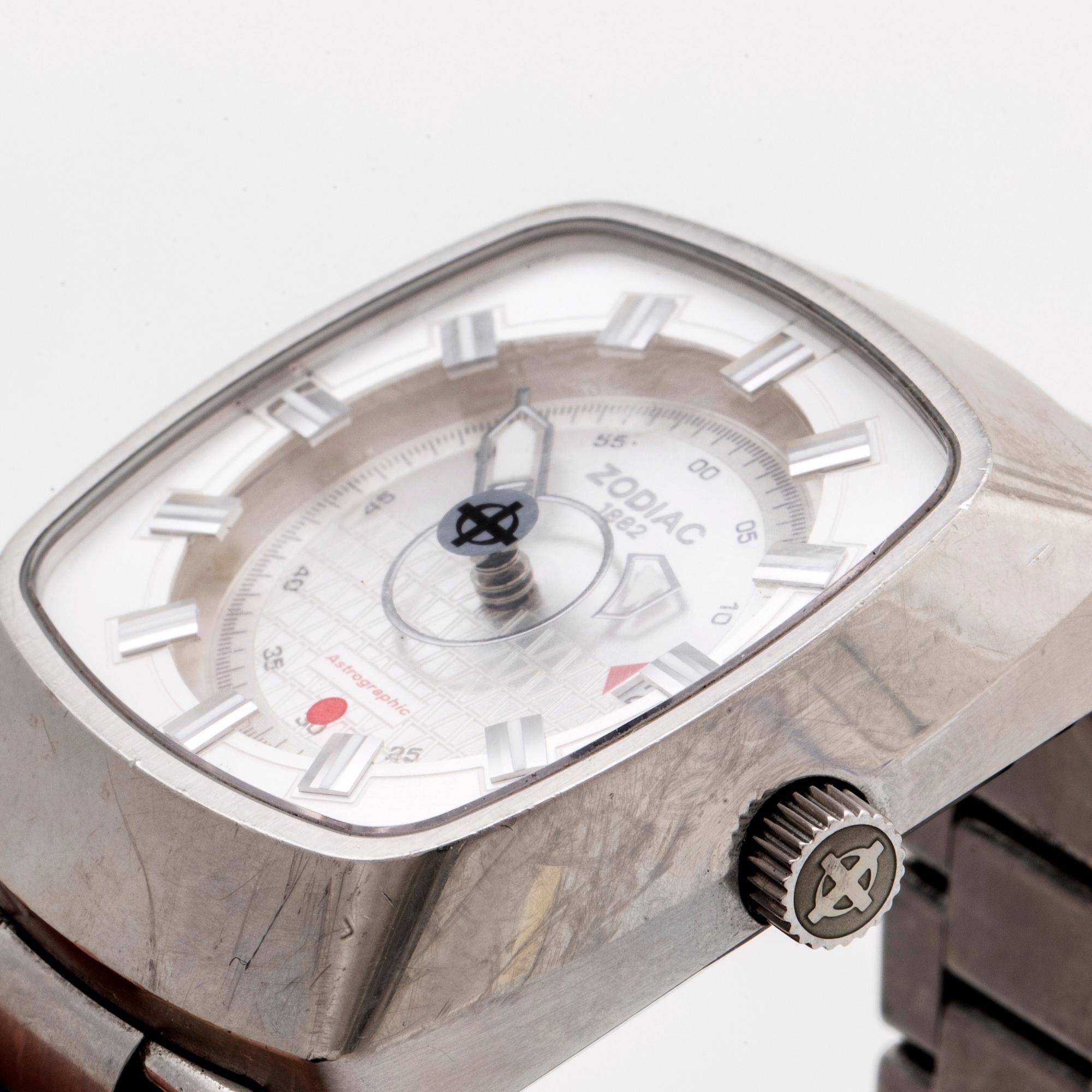 Zodiac Astrographic 125th anniversary, wristwatch, 41 X 46 mm.