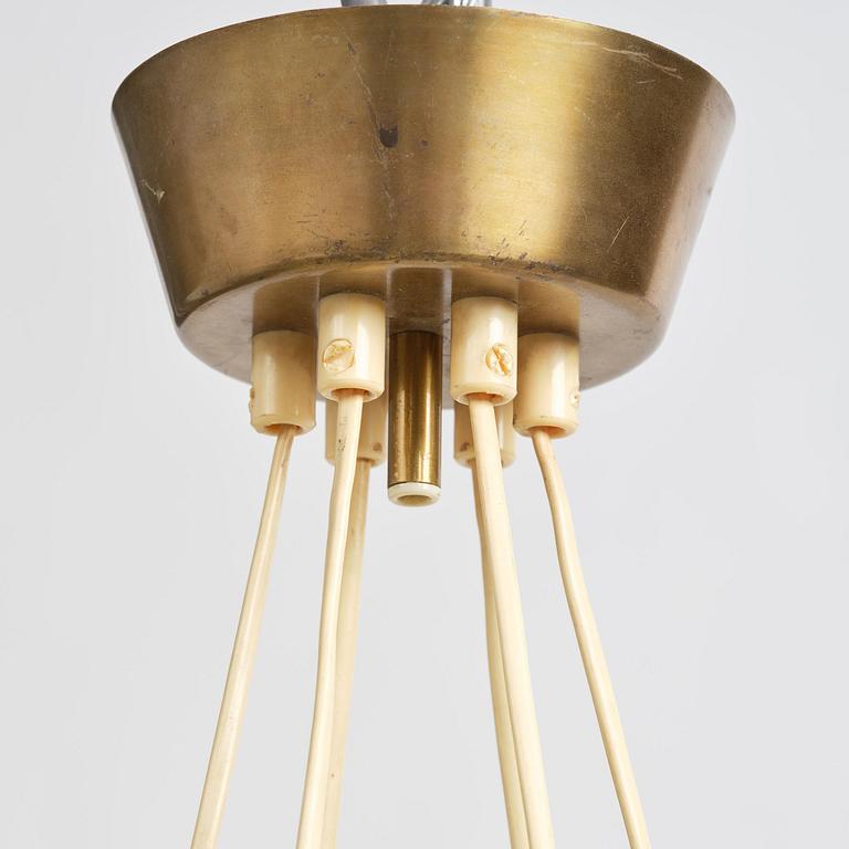 Hans-Agne Jakobsson, a rare ceiling lamp, Hans-Agne Jakobsson AB, Markaryd, 1950s.