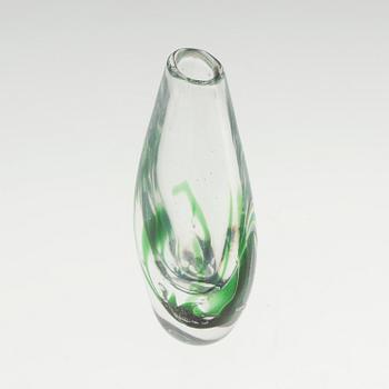 VICKE LINDSTRAND, a glass vase, Kosta 1960´s/70´s.