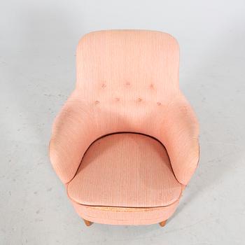 Carl Malmsten, armchair, "Samsas", OH Sjögren, second half of the 20th century.