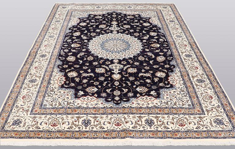 Matta, Nain, part silk, s.k 6LAA, ca 300 x 200 cm.