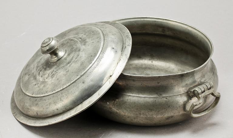 GRÖTTERRIN, tenn, Mathias Norling, Jönköping, 1855.