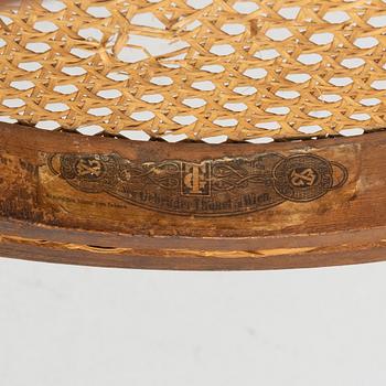 Five Thonét chairs No 14, Vienna around 1900.