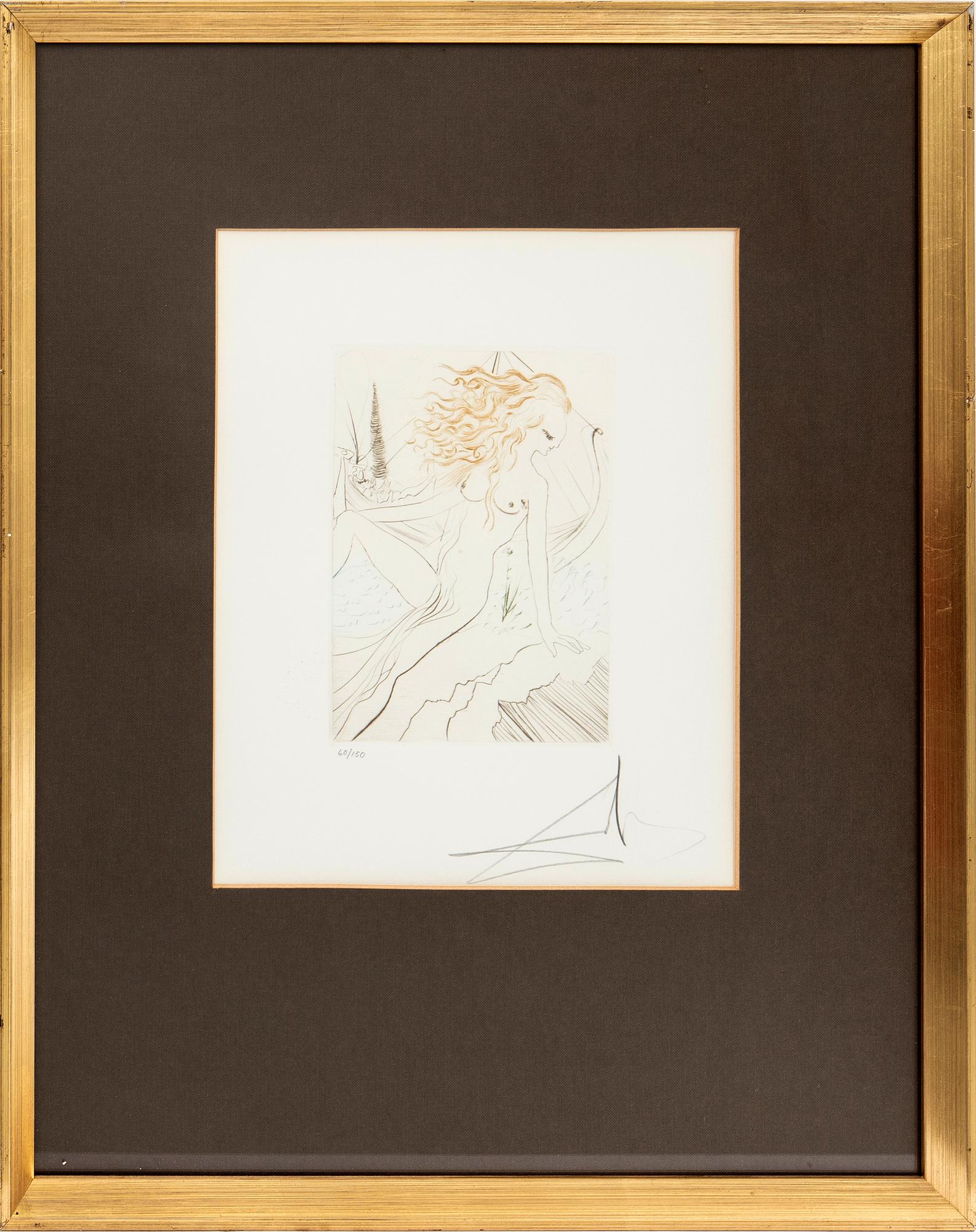 Salvador Dalí, "La fiance du roi de Garge" from "Le Décameron".