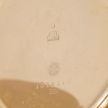 International Watch Co. (IWC), pocket watch, 50 mm, 14K gold, lever escapement.