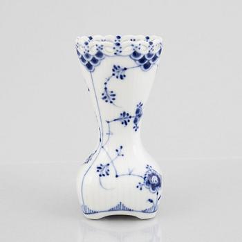 A 'Blue Fluted Full Lace' porcelain Vase, Royal Copenhagen, model number 1162, 1898-1923.