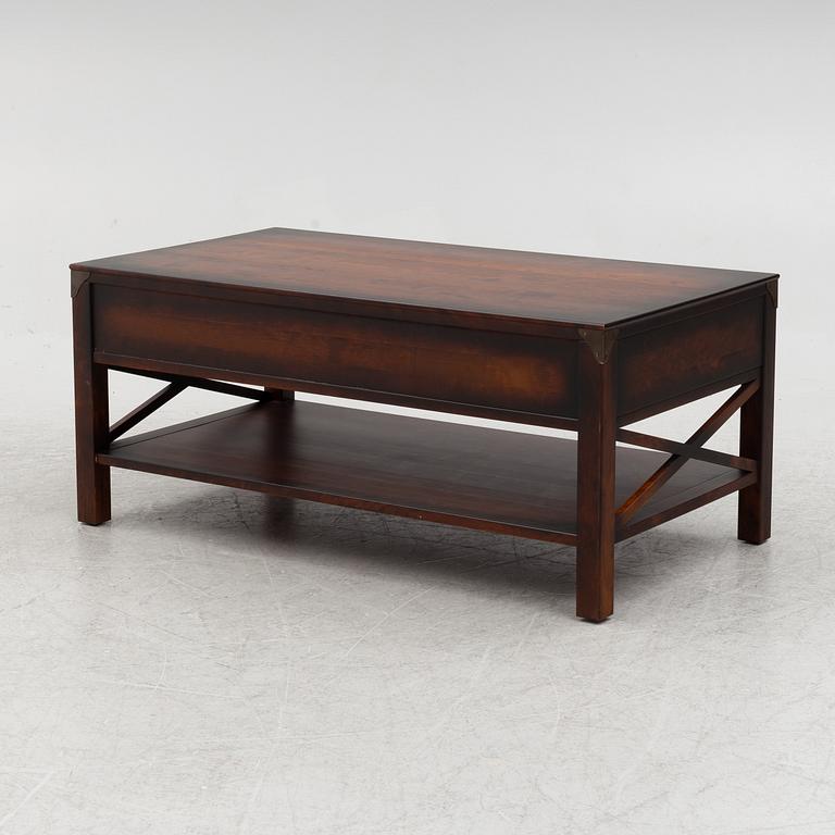 Laura Ashley Dark Chestnut Balmoral 3 Drawer Coffee Table.