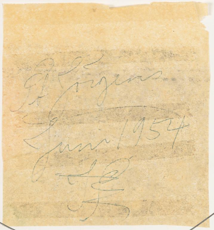 Inge Schiöler, "St Jörgen"  (Juni 1954).
