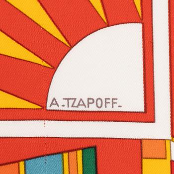 Hermès, an 'Apparat des Plaines' scarf.
