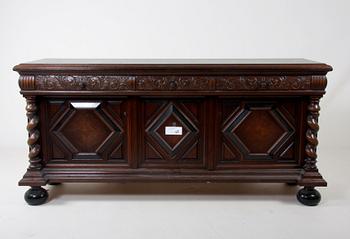 MATSALSMÖBLEMANG, 12+1 delar, barockstil.