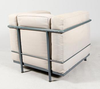 SOFFA OCH FÅTÖLJ, LC2, Le Corbusier, Cassina, 1900-talets mitt.