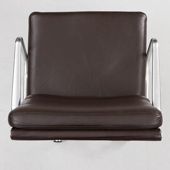 Charles & Ray Eames, kontorsstol, "Soft Pad Chair EA 219, high backrest", Herman Miller, 2000-tal.