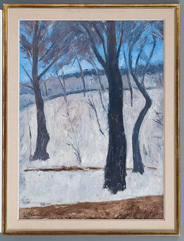 Aarre Heinonen, WINTER LANDSCAPE.