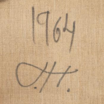 Tage Hedqvist, olja på duk, signerad och daterad -64 a tergo.