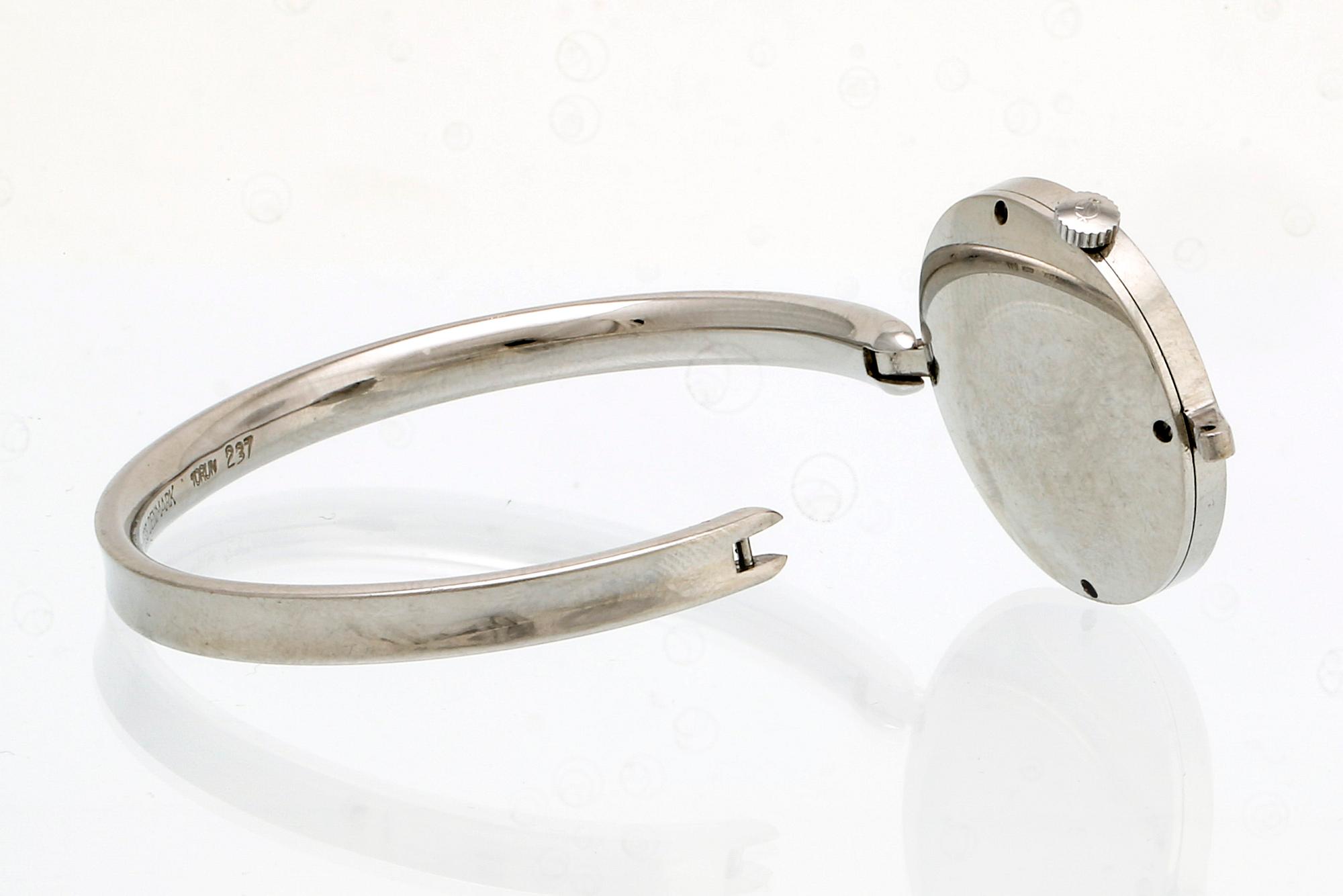 Wristwatch Torun nr 237, stainless steel, manual, 26 mm, circumference approx 16cm, Georg Jensen.