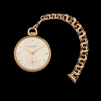 1246. Dress watch. IWC. Gold. Manual winding. 45mm.