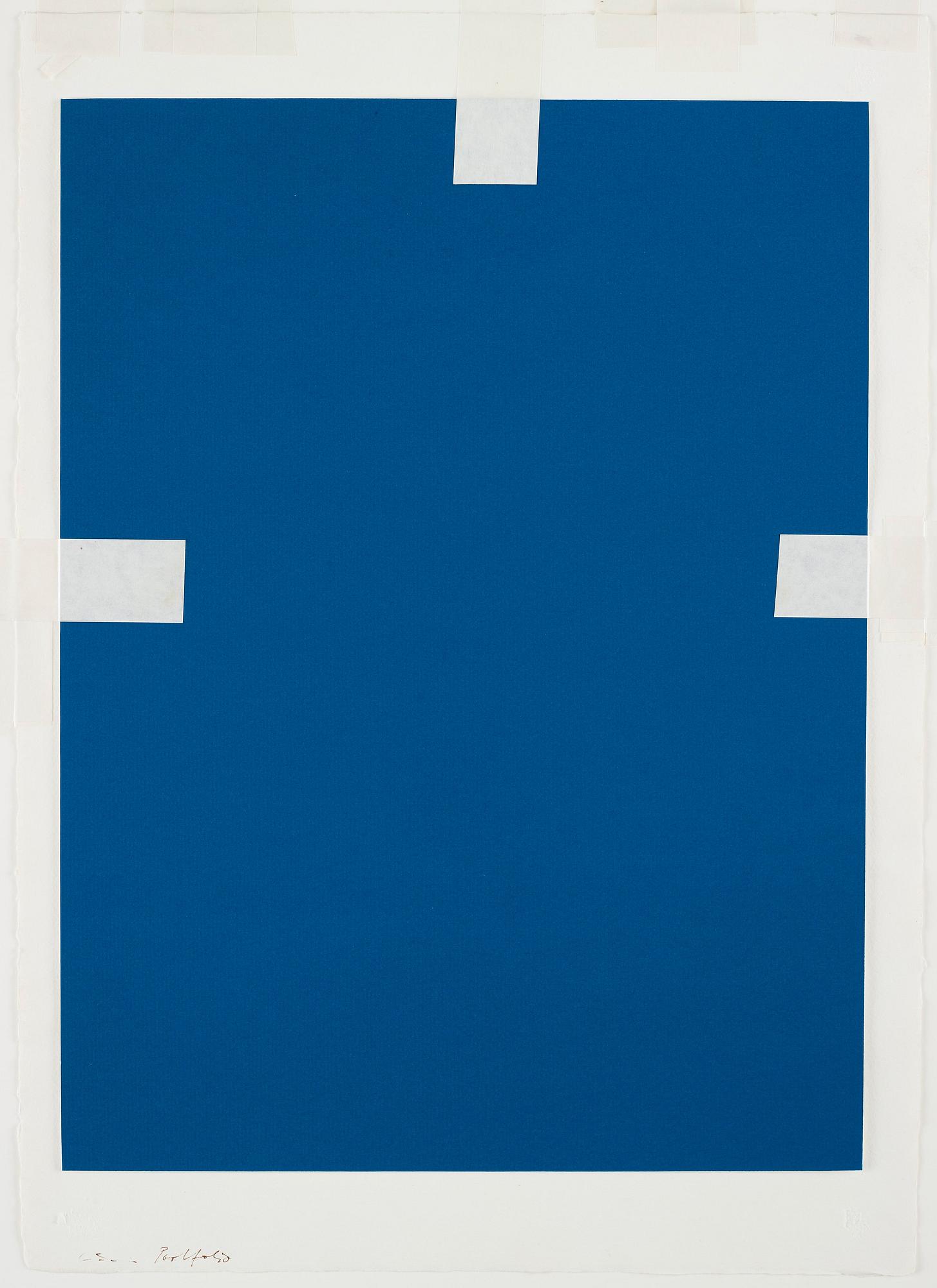 David Hockney, "The Lake" from "Six Fairy Tales from the Brother's Grimm".