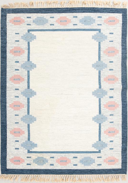 Elsa Ekholm rug, rölakan technique, signed, approximately 239x170 cm.