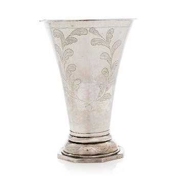 A Finnish silver cup, maker's mark of Carl Anders Berg, Vasa Finland 1820.